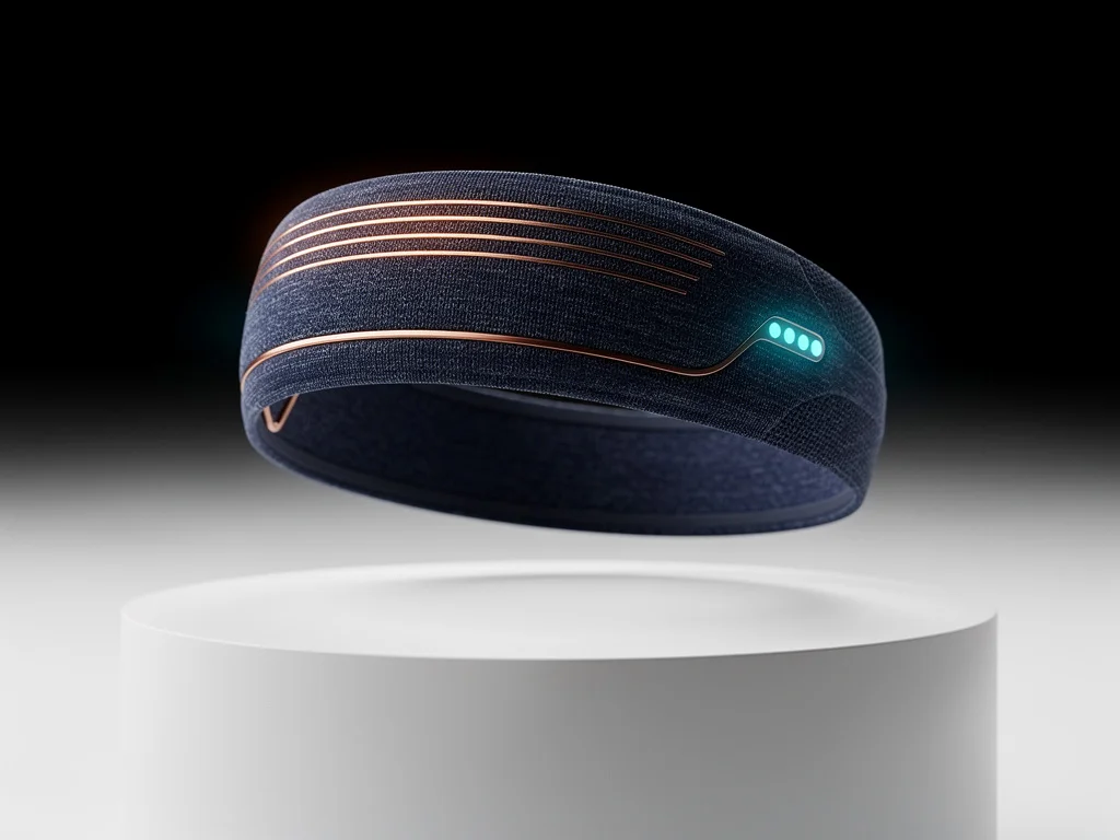 Phasal Headband — soft knit band with Active Thread